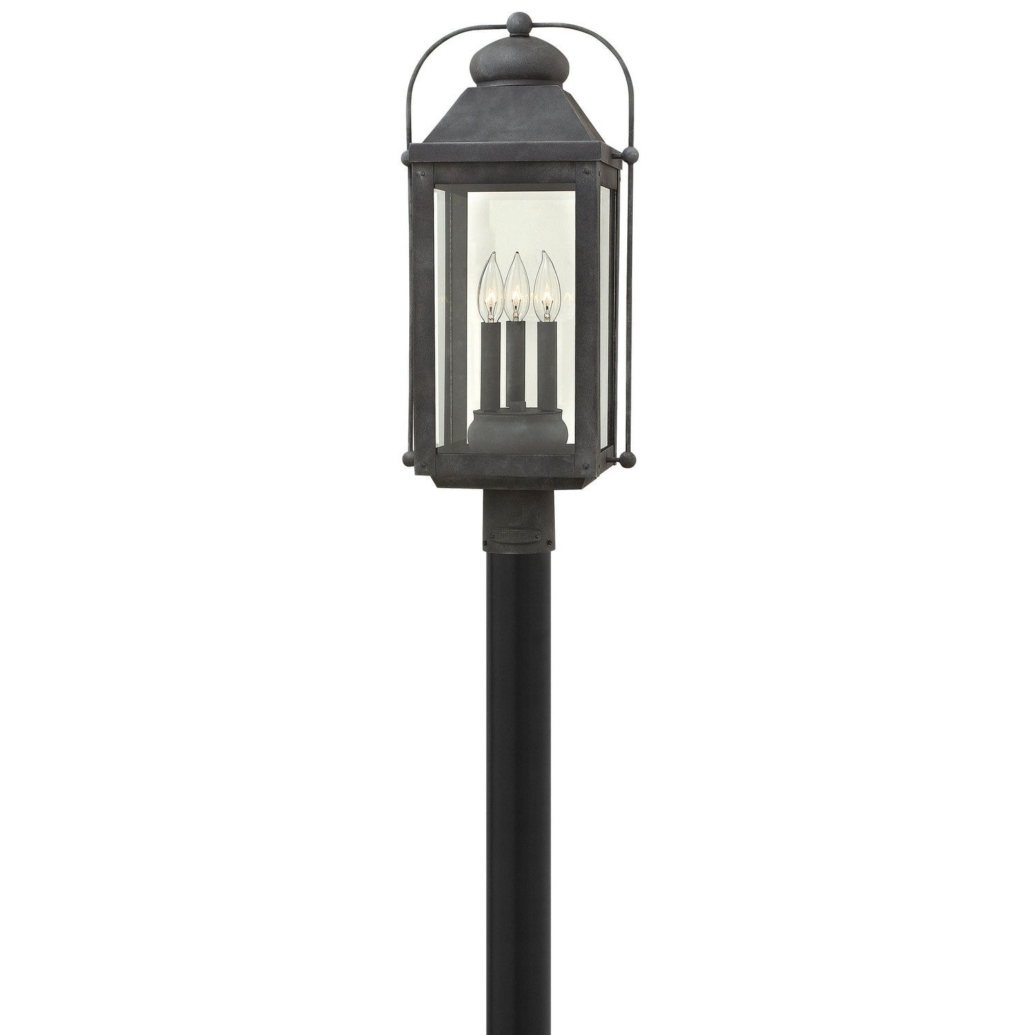 Hinkley - 1851DZ - LED Post Top/ Pier Mount - Anchorage - Aged Zinc