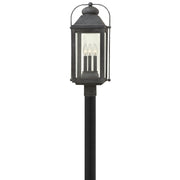 Hinkley - 1851DZ - LED Post Top/ Pier Mount - Anchorage - Aged Zinc