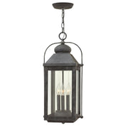 Hinkley - 1852DZ - LED Hanging Lantern - Anchorage - Aged Zinc