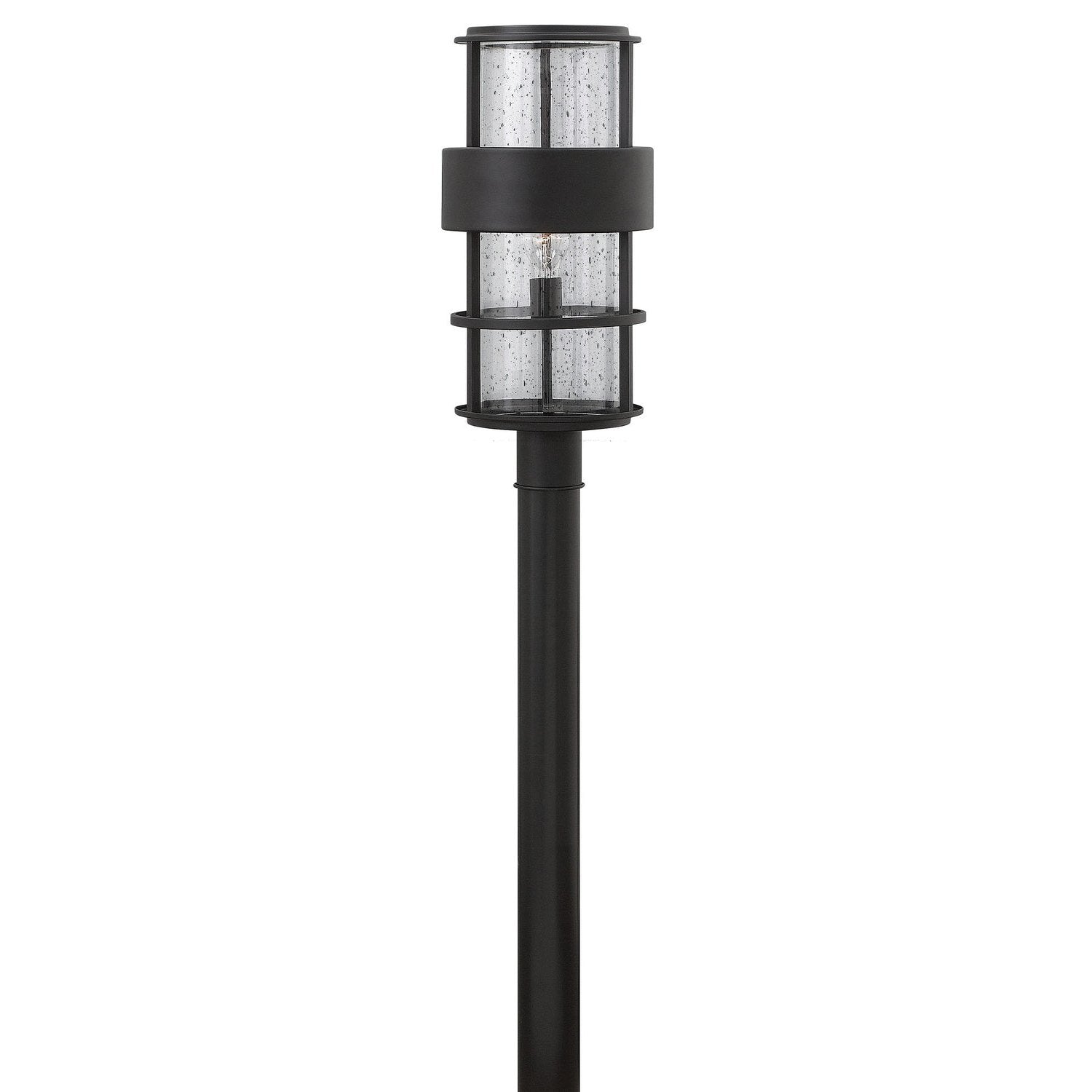 Hinkley - 1901SK - LED Post Top/ Pier Mount - Saturn - Satin Black