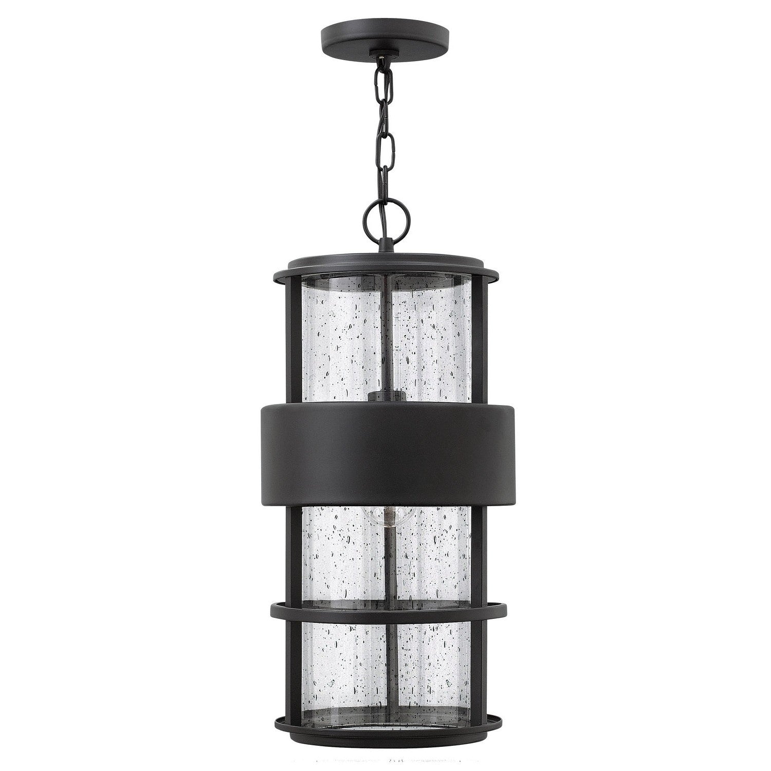 Hinkley - 1902SK - LED Hanging Lantern - Saturn - Satin Black