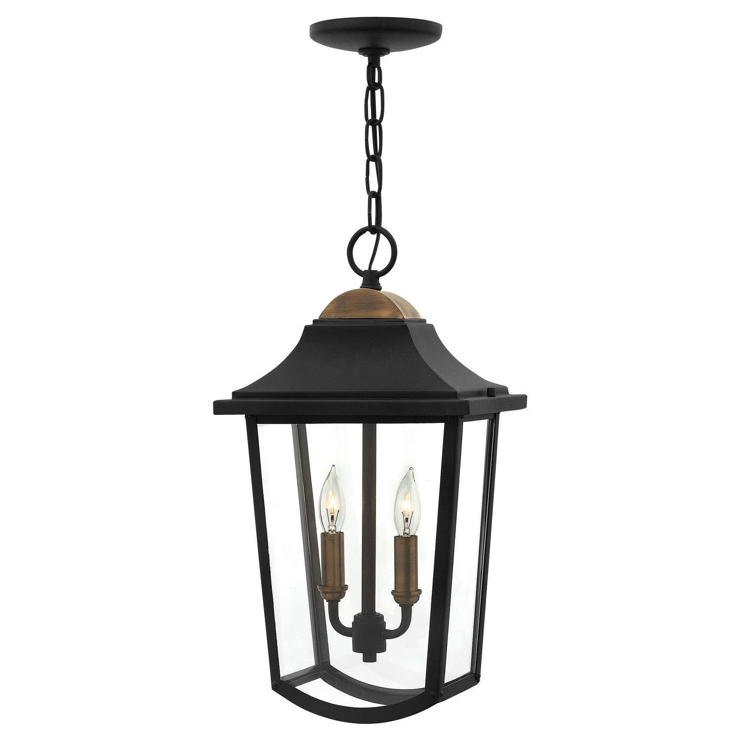 Hinkley - 1972BK - LED Hanging Lantern - Burton - Black