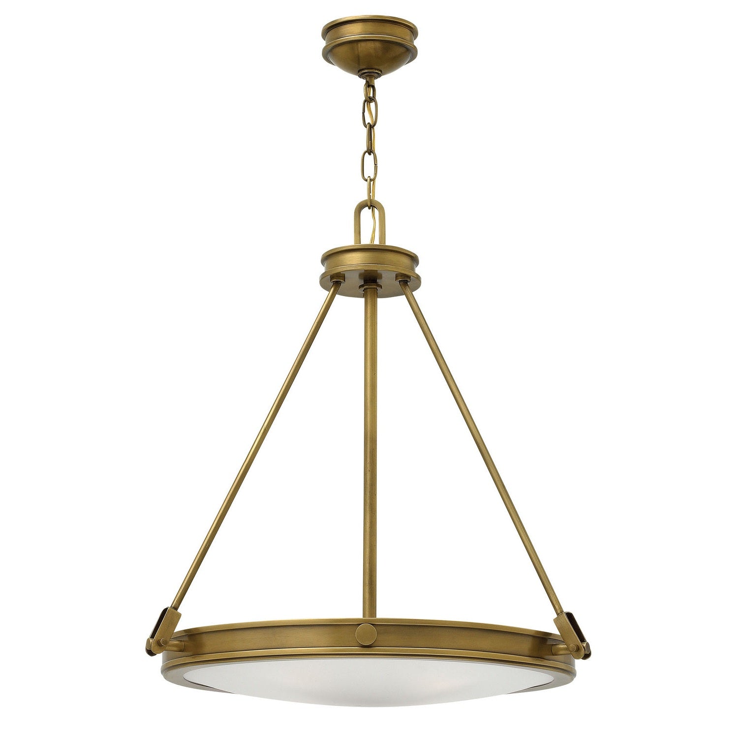 Hinkley - 3384HB - LED Pendant - Collier - Heritage Brass