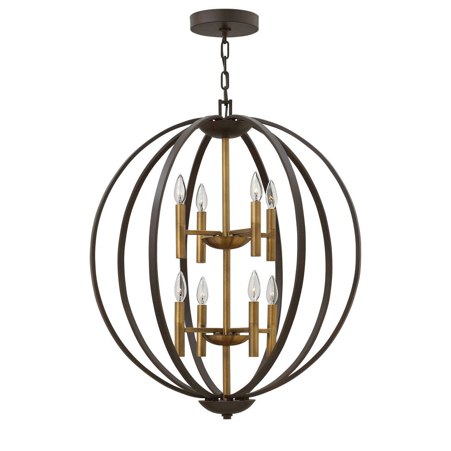 Hinkley - 3468SB - LED Foyer Pendant - Euclid - Spanish Bronze