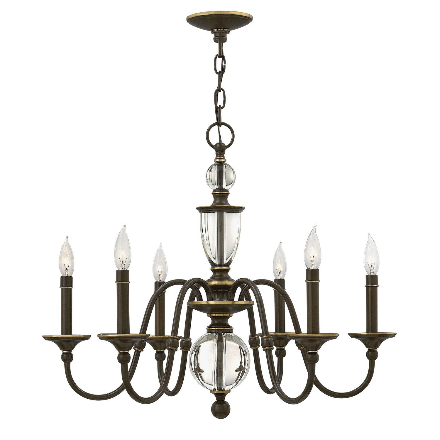 Hinkley - 4956LZ - LED Chandelier - Eleanor - Light Oiled Bronze