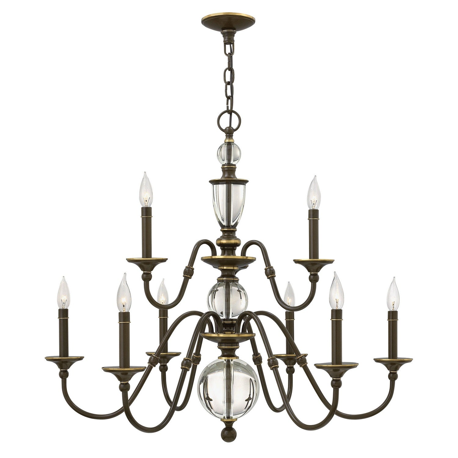 Hinkley - 4958LZ - LED Foyer Pendant - Eleanor - Light Oiled Bronze