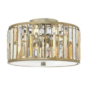 Fredrick Ramond - FR33731SLF - LED Flush Mount - Gemma - Silver Leaf