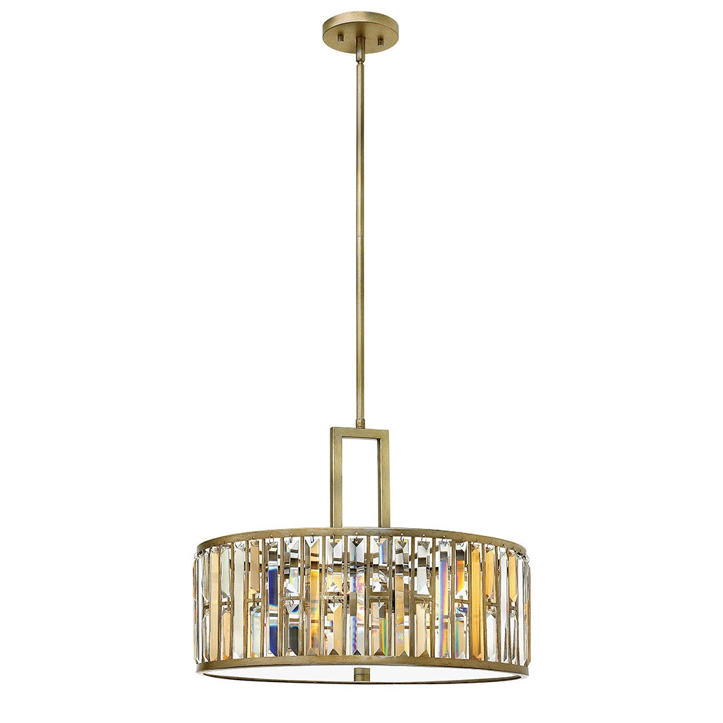 Fredrick Ramond - FR33735SLF - LED Foyer Pendant - Gemma - Silver Leaf