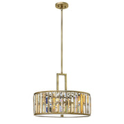 Fredrick Ramond - FR33735SLF - LED Foyer Pendant - Gemma - Silver Leaf