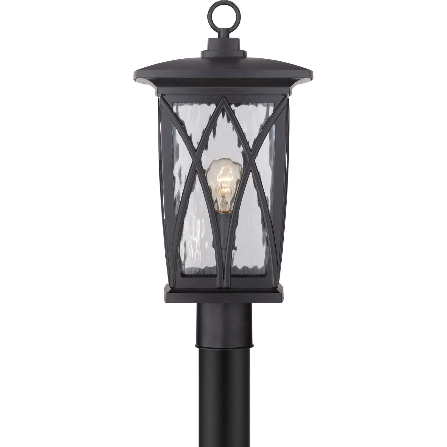 Quoizel - GVR9010K - One Light Outdoor Post Mount - Grover - Mystic Black