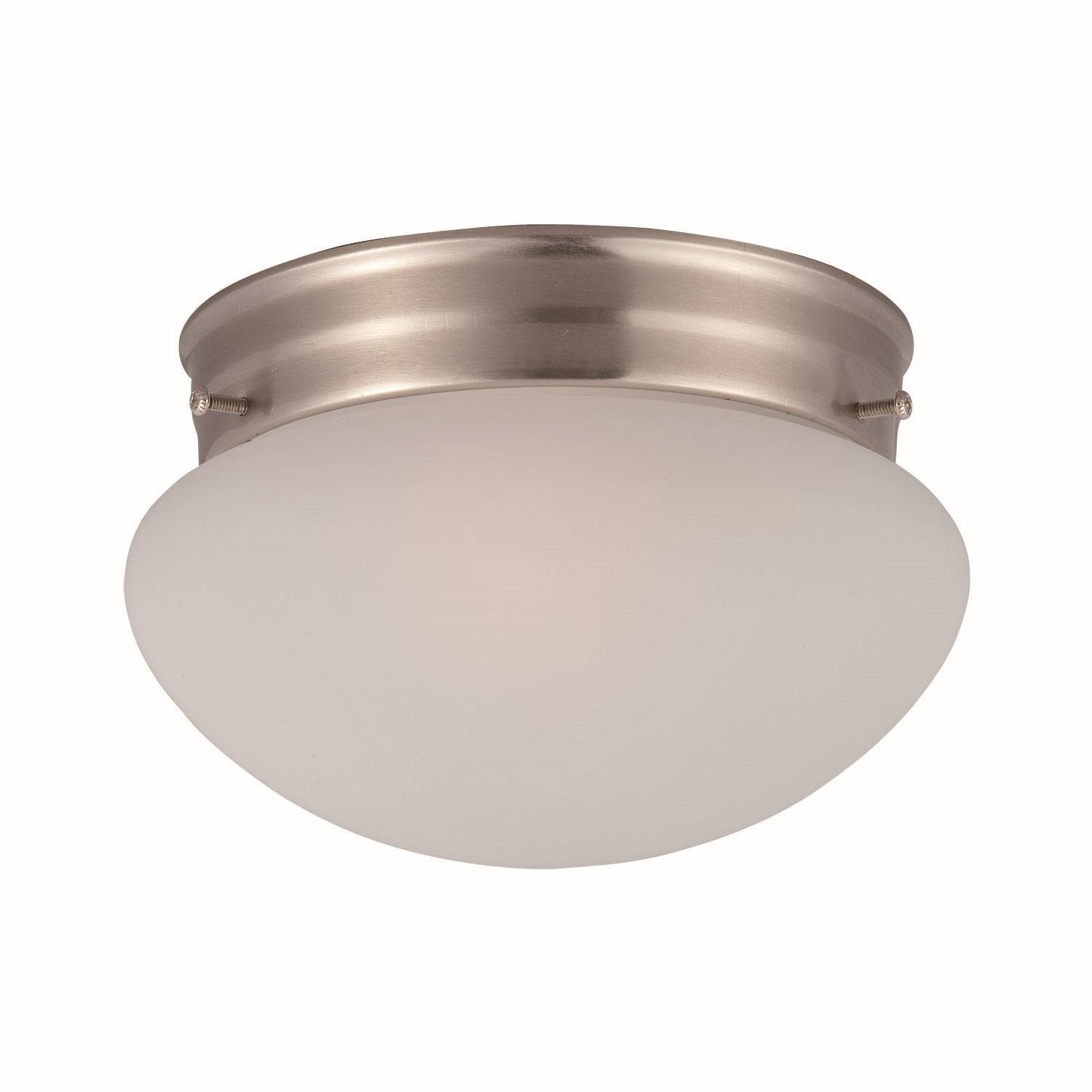 Maxim - 5884FTSN - One Light Flush Mount - Essentials - 588x - Satin Nickel