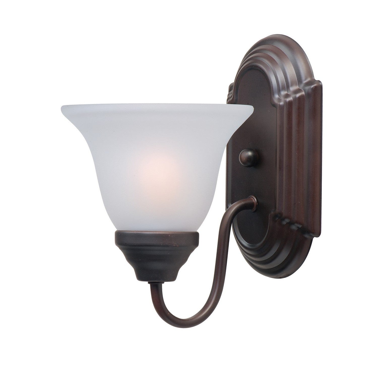 Maxim - 8011FTOI - One Light Wall Sconce - Essentials - 801x - Oil Rubbed Bronze
