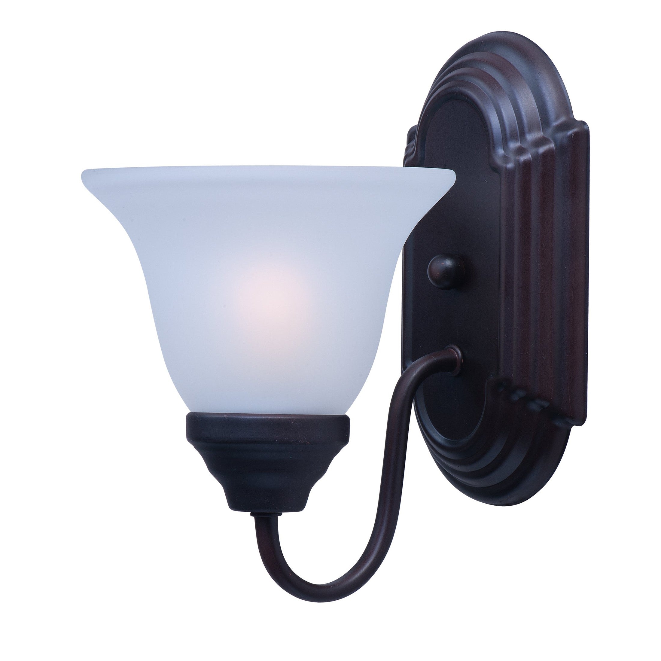 Maxim - 8011FTOI - One Light Wall Sconce - Essentials - 801x - Oil Rubbed Bronze