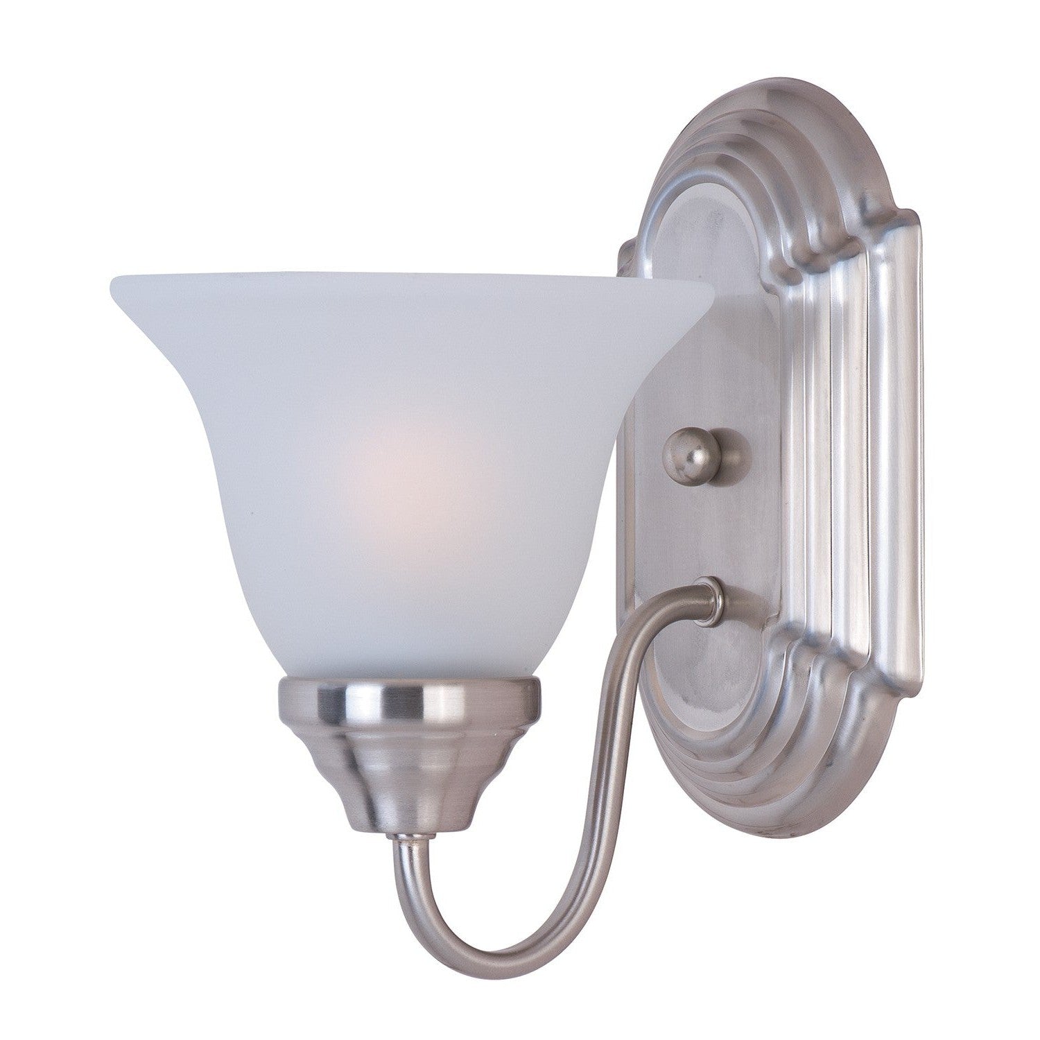 Maxim - 8011FTSN - One Light Wall Sconce - Essentials - 801x - Satin Nickel