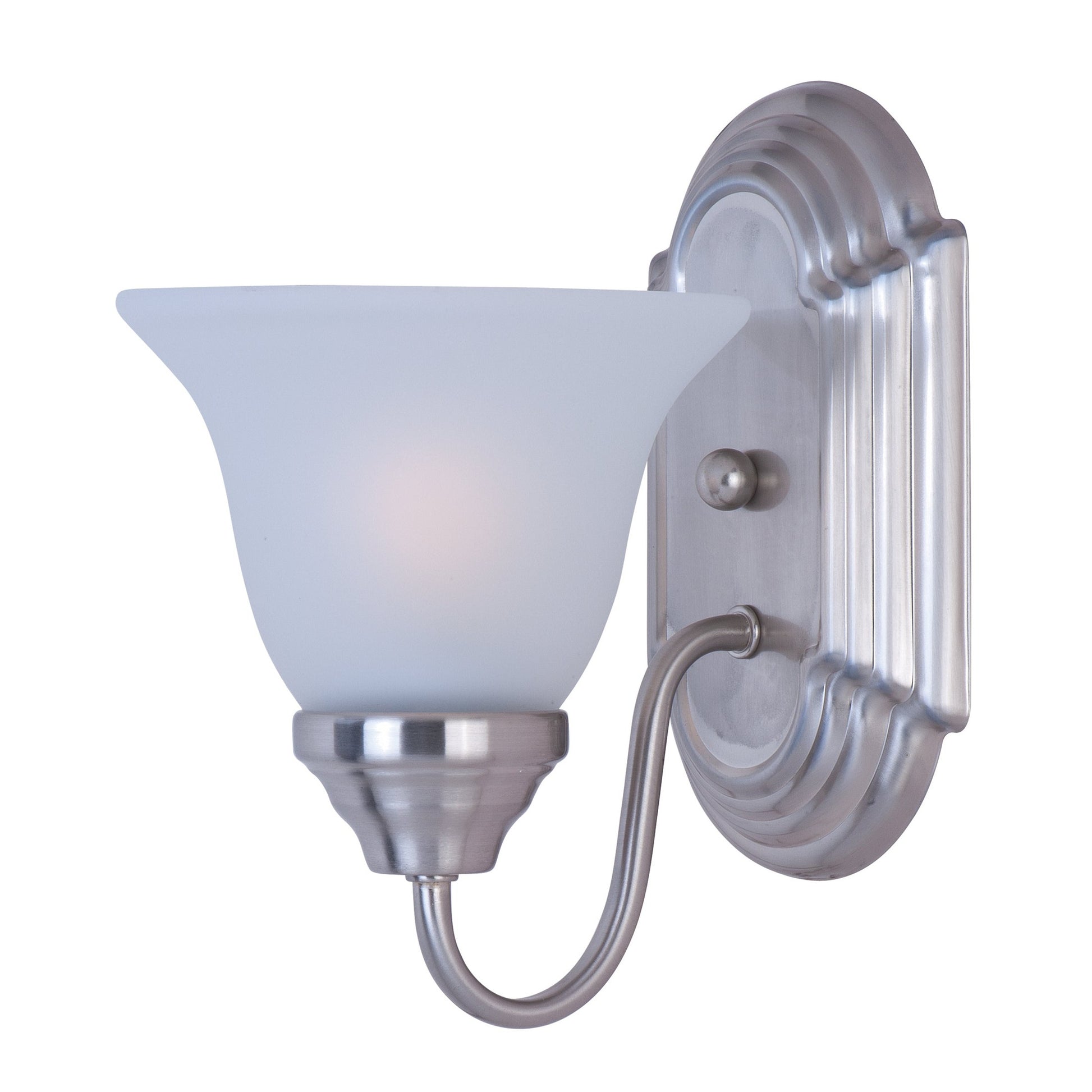 Maxim - 8011FTSN - One Light Wall Sconce - Essentials - 801x - Satin Nickel