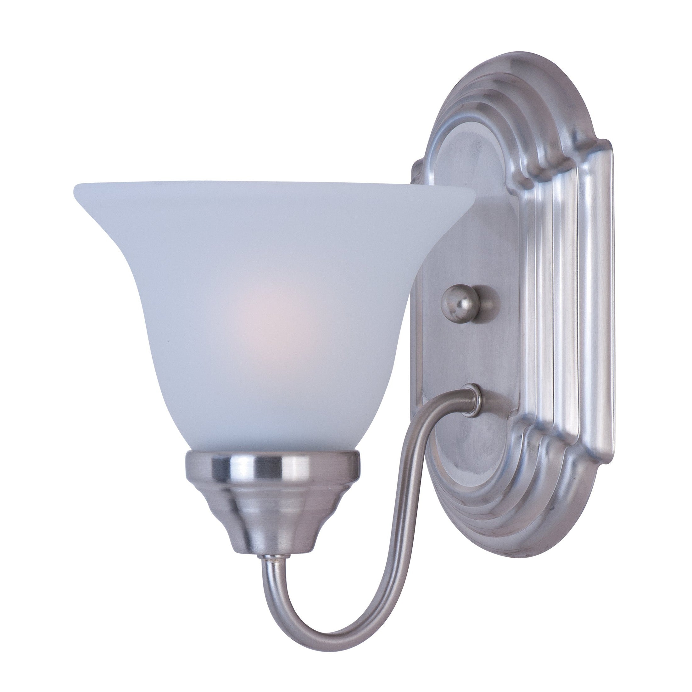 Maxim - 8011FTSN - One Light Wall Sconce - Essentials - 801x - Satin Nickel