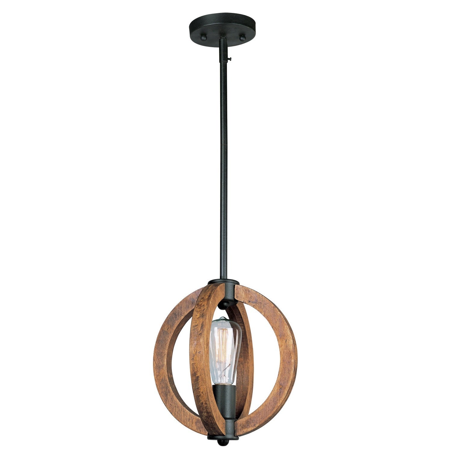 Maxim - 91910APAR - One Light Mini Pendant - Bodega Bay - Anthracite