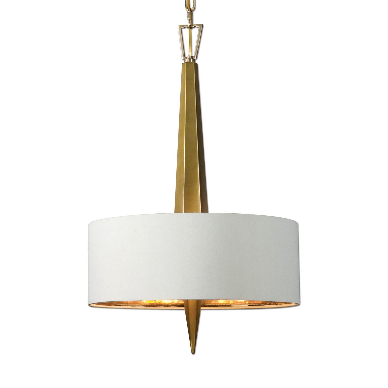 Uttermost - 21264 - Three Light Chandelier - Obeliska - Warm Gold