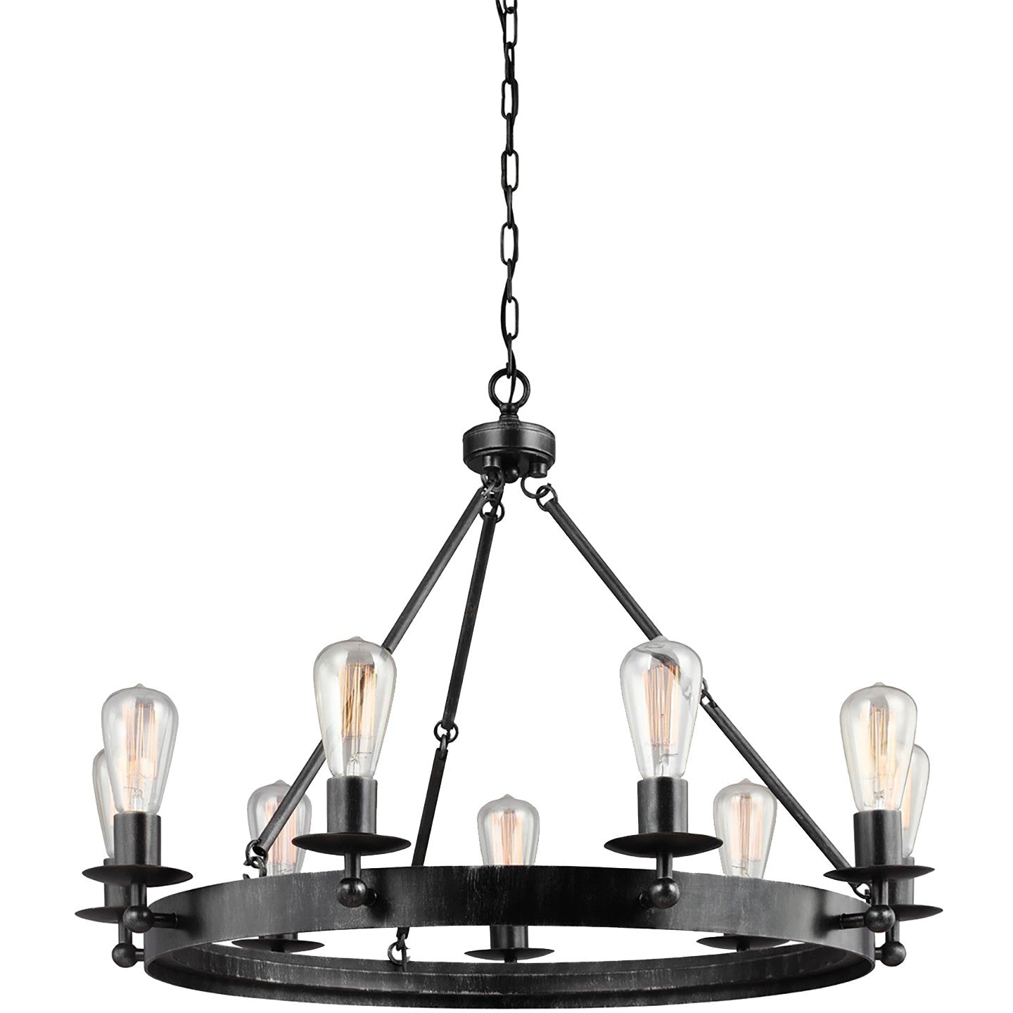 Generation Lighting - 3110209-846 - Nine Light Chandelier - Ravenwood Manor - Stardust