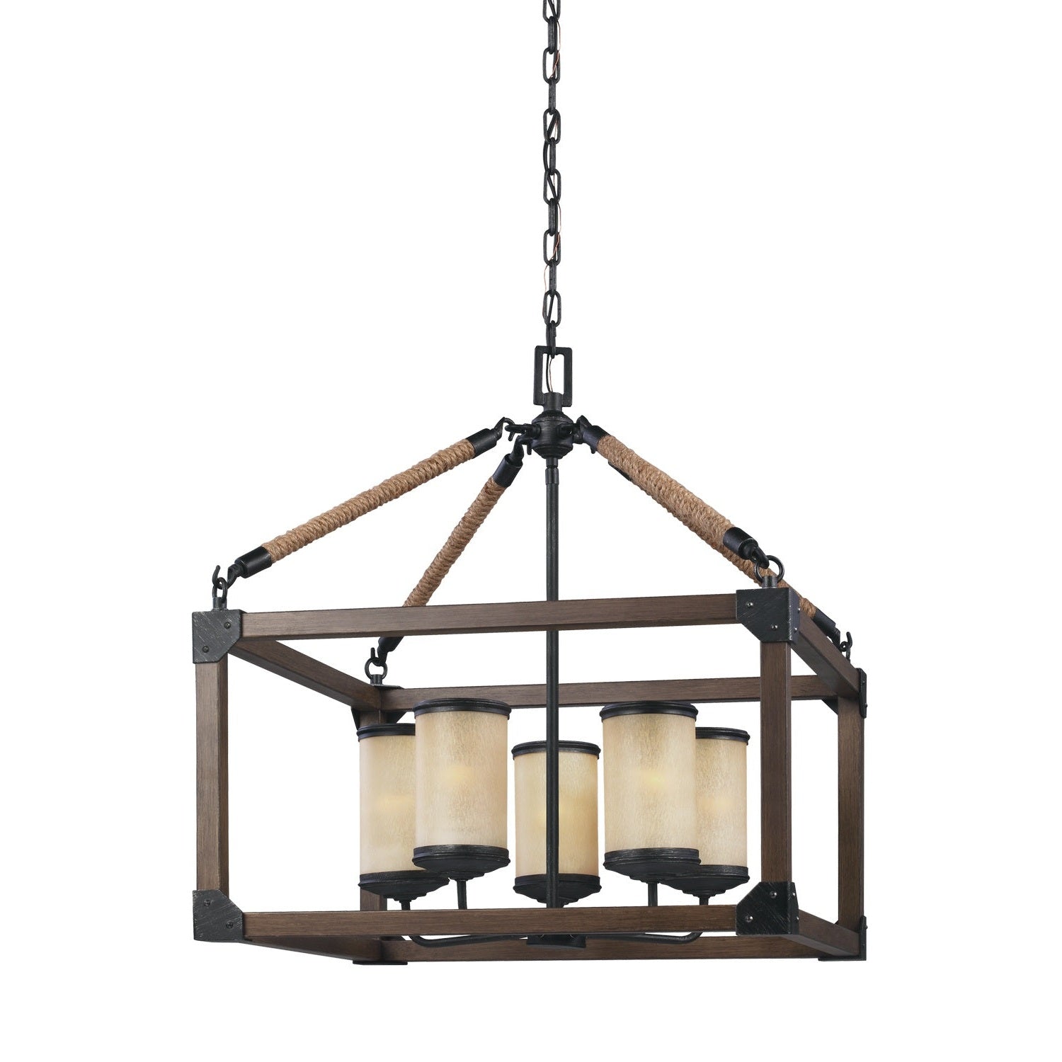 Generation Lighting - 3113305-846 - Five Light Chandelier - Dunning - Stardust