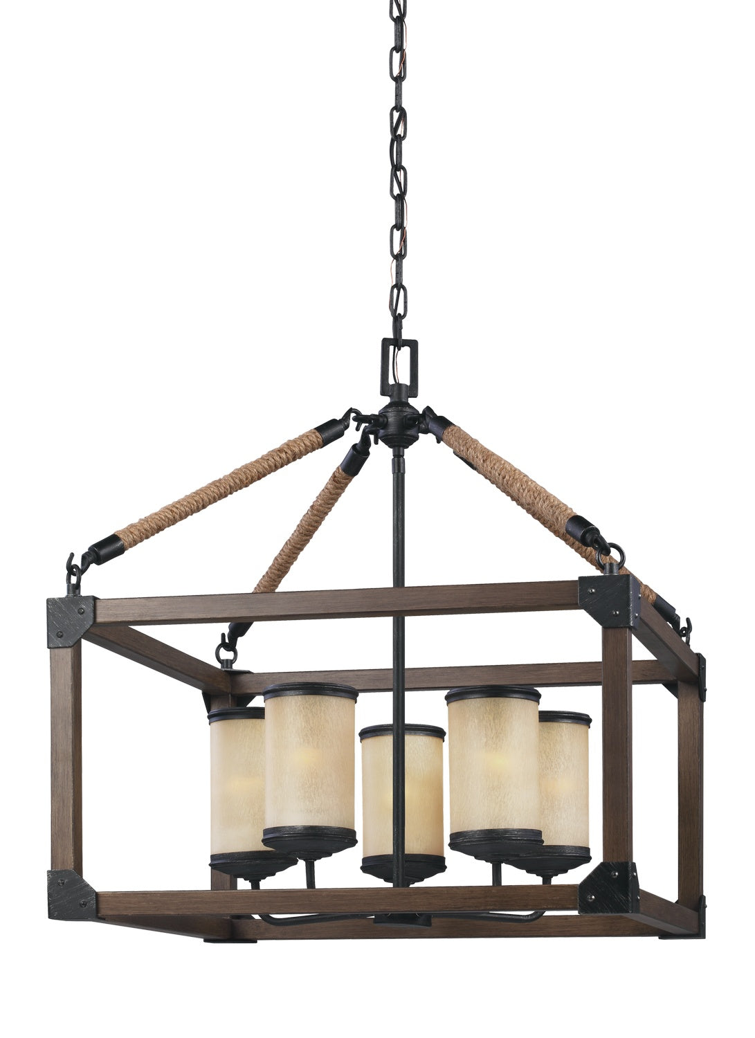 Generation Lighting - 3113305-846 - Five Light Chandelier - Dunning - Stardust