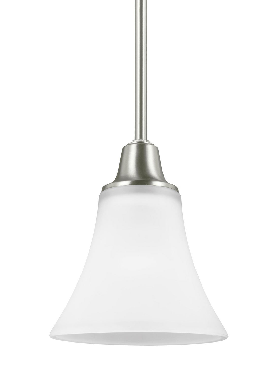 Generation Lighting - 6113201-962 - One Light Mini-Pendant - Metcalf - Brushed Nickel