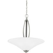 Generation Lighting - 6613203-962 - Three Light Pendant - Metcalf - Brushed Nickel