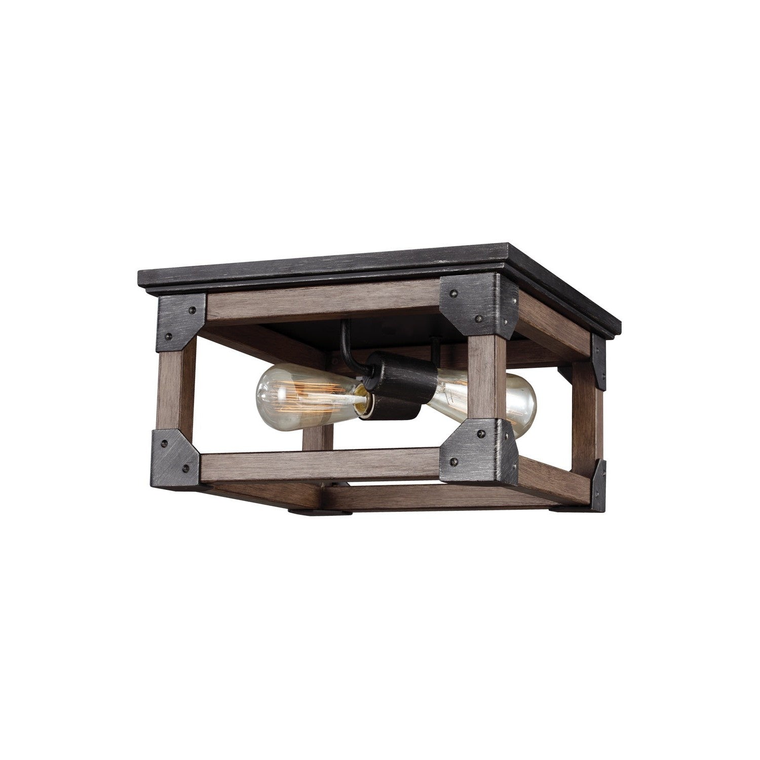 Generation Lighting - 7513302-846 - Two Light Flush Mount - Dunning - Stardust