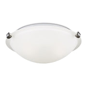 Generation Lighting - 7543502-962 - Two Light Flush Mount - Clip Ceiling Flush Mount - Brushed Nickel