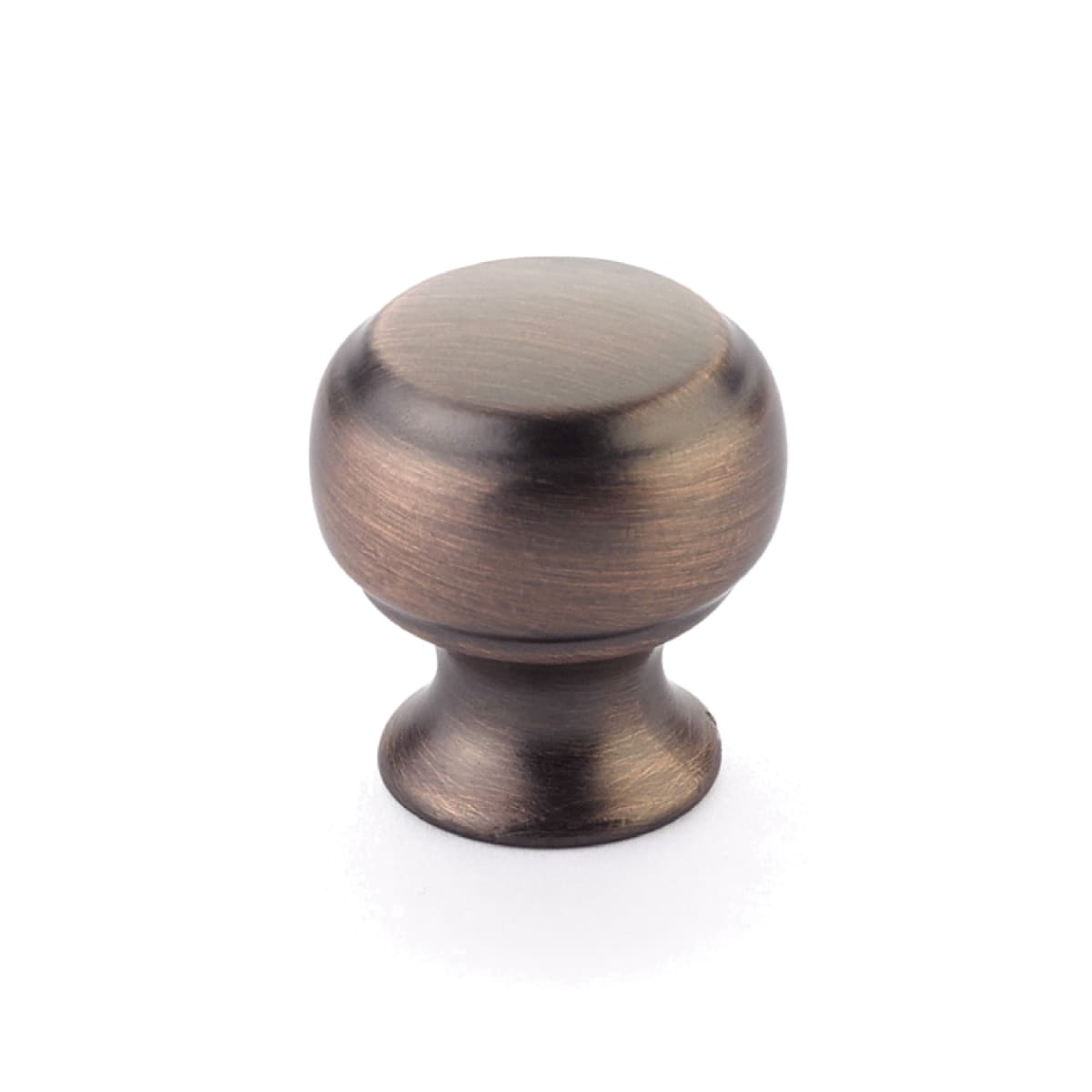 Schaub and Company - 63-EBZ - Cabriole 1-1/8" Traditional Mushroom Ball Bevel Top Luxury Cabinet Knob in Empire Bronze