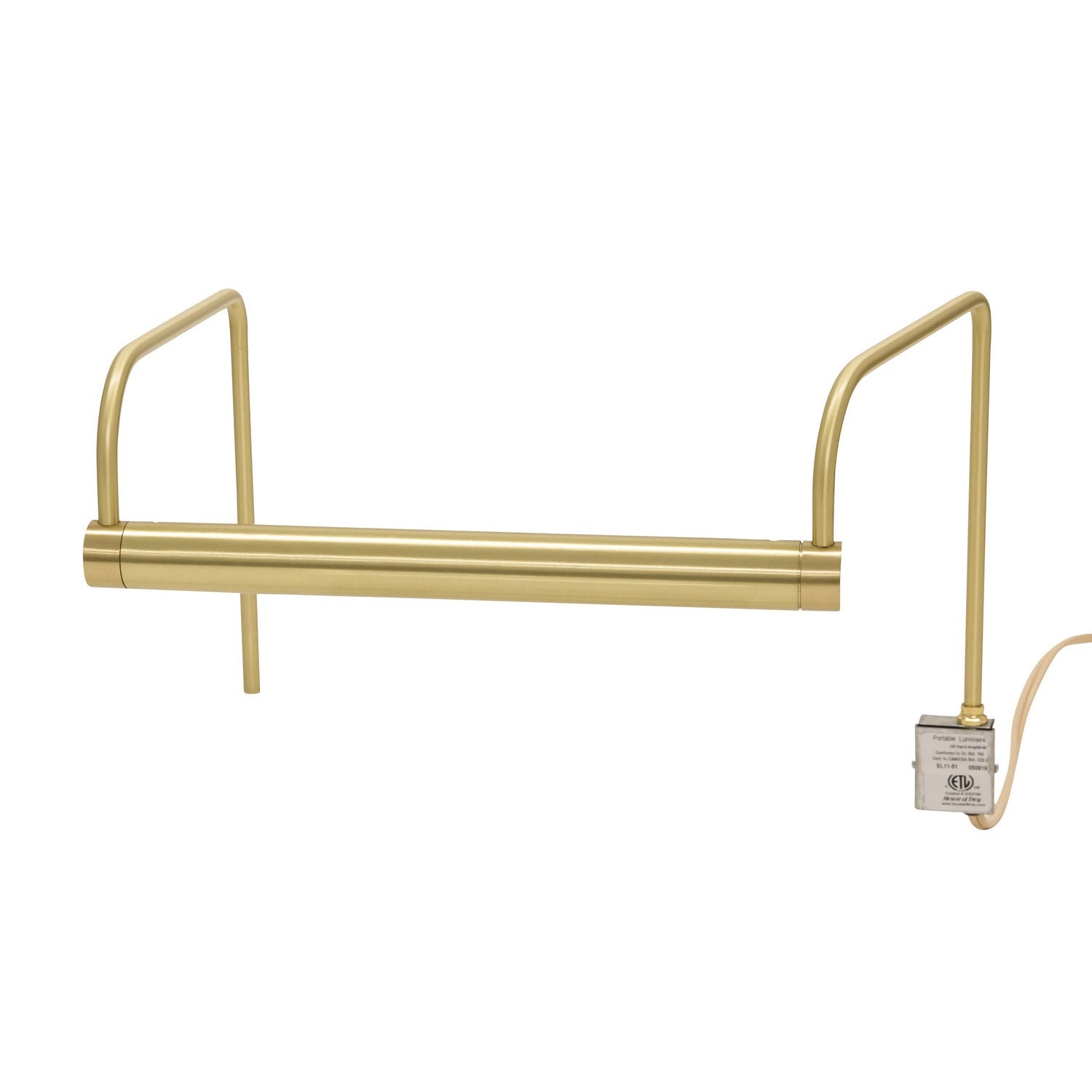 House of Troy - SL11-51 - Two Light Picture Light - Slim-line - Satin Brass