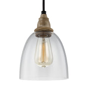 Generation Lighting - P1394DFW/DWZ - One Light Pendant - Matrimonio - Driftwood / Dark Weathered Zinc