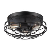 Savoy House - 6-8074-15-13 - Three Light Flush Mount - Scout - English Bronze