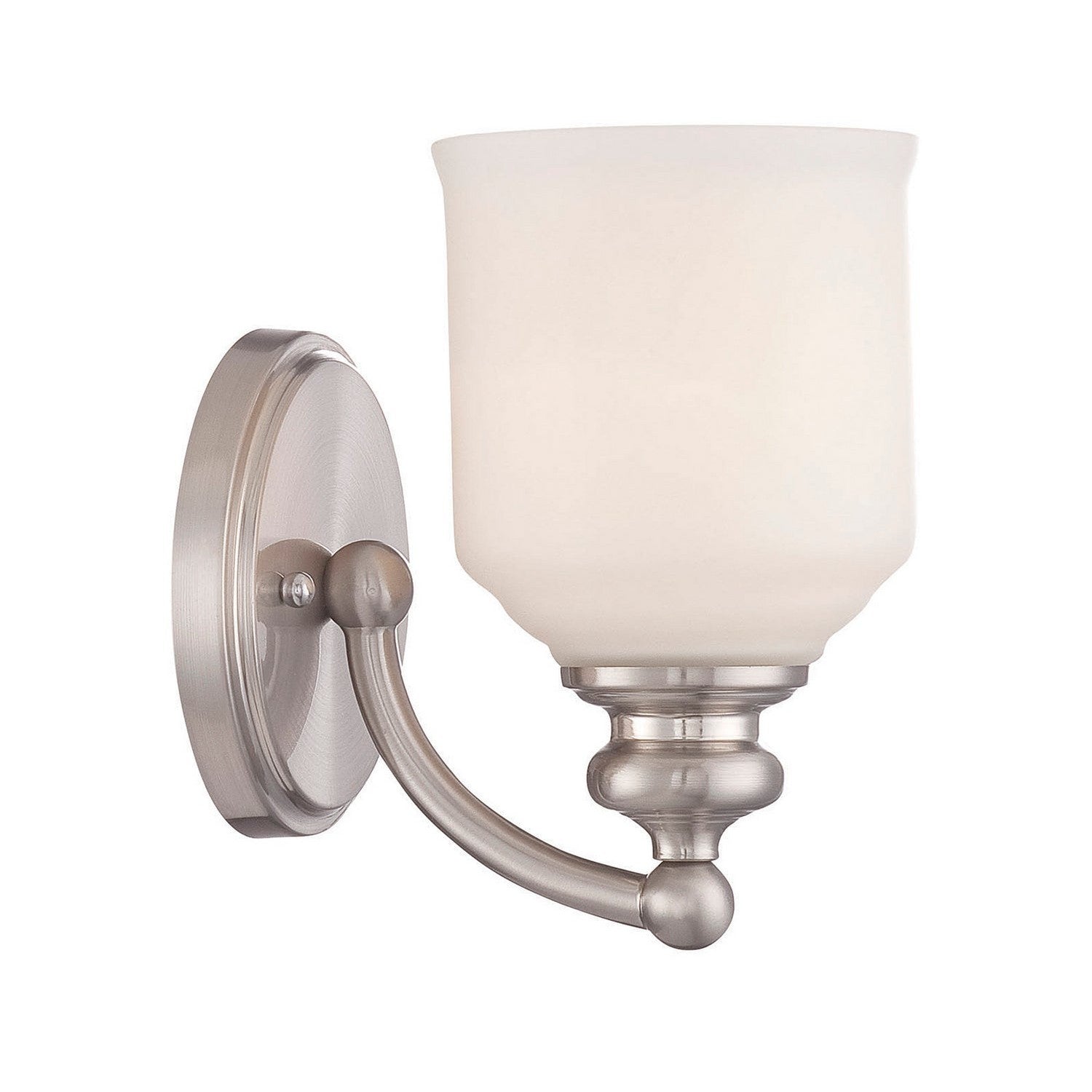 Savoy House - 9-6836-1-SN - One Light Wall Sconce - Melrose - Satin Nickel