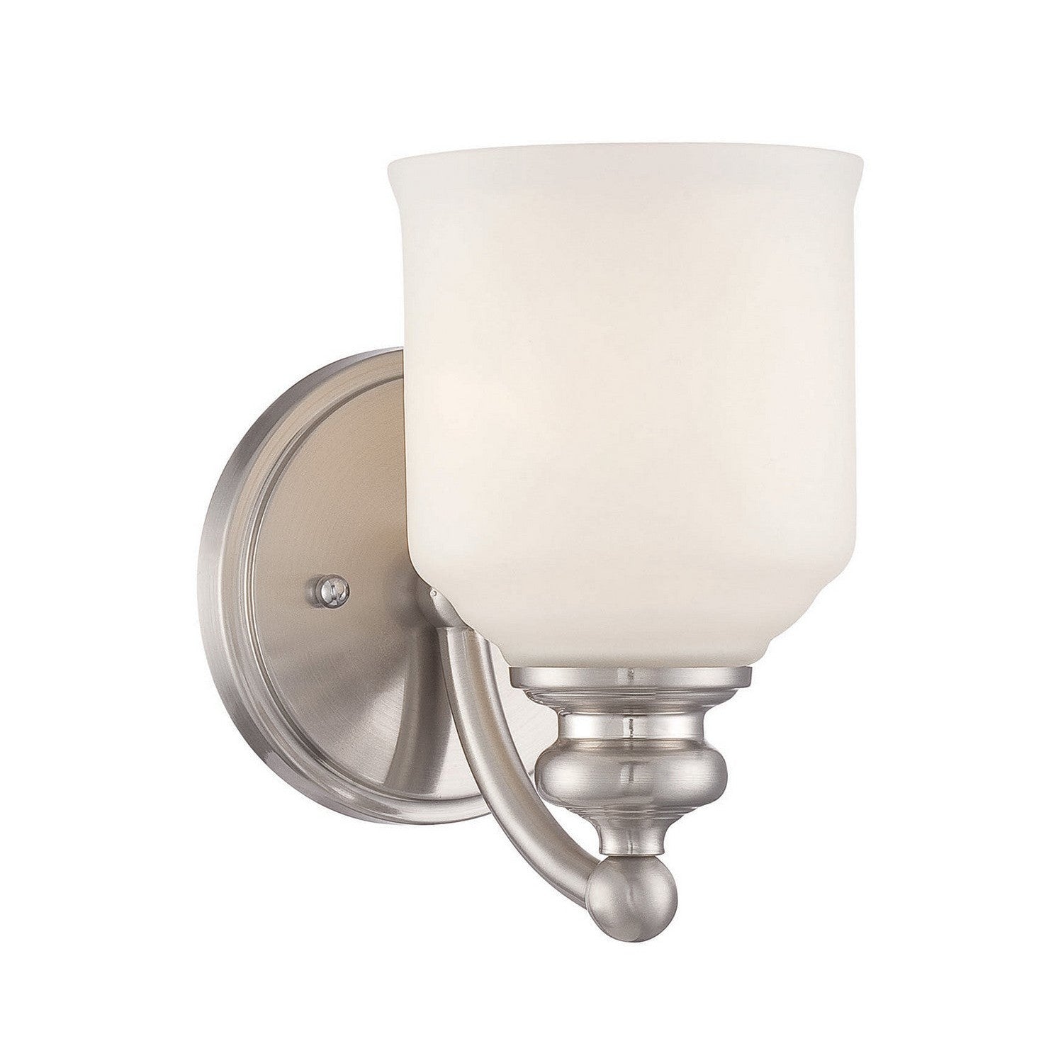 Savoy House - 9-6836-1-SN - One Light Wall Sconce - Melrose - Satin Nickel