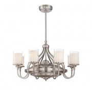 Savoy House - 36-329-FD-SN - Eight Light Fan D'lier - Etesian - Satin Nickel