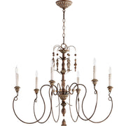 Quorum - 6006-6-39 - Six Light Chandelier - Salento - Vintage Copper