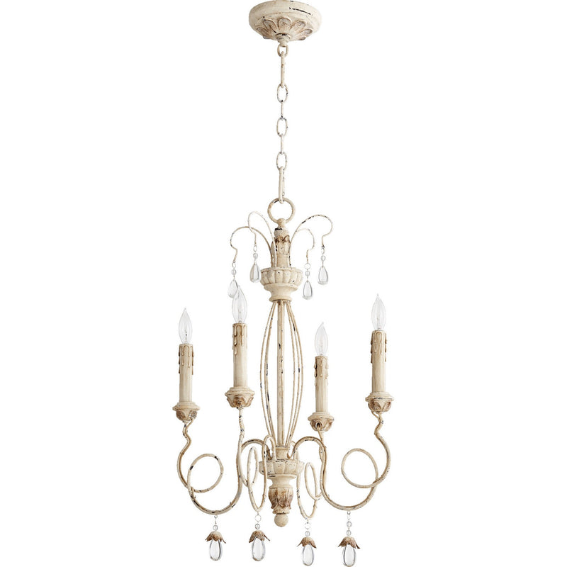 Quorum - 6044-4-70 - Four Light Chandelier - Venice - Persian White