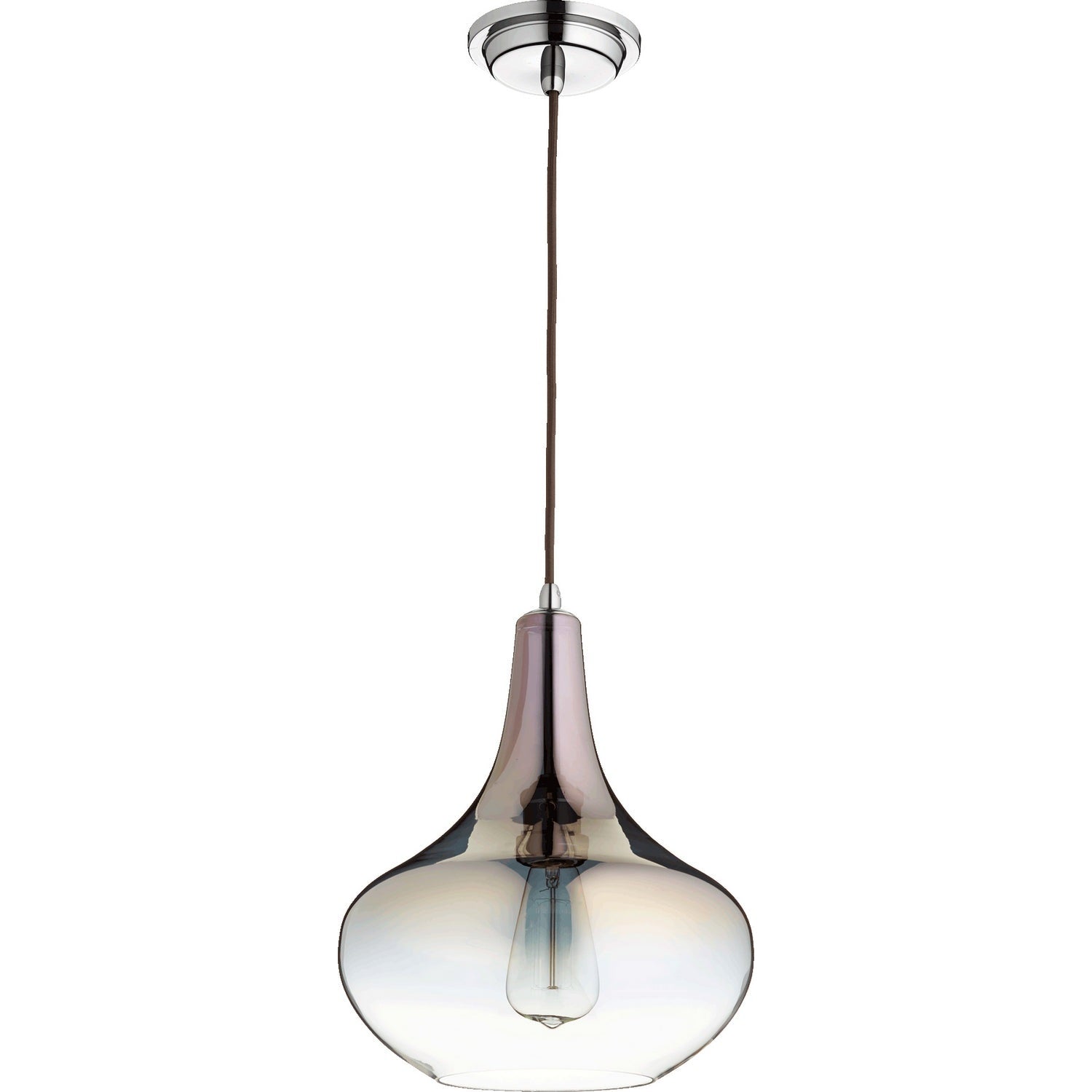 Quorum - 8004-1311 - One Light Pendant - 8004 Filament Pendants - Gunmetal w/ Coffee Ombre