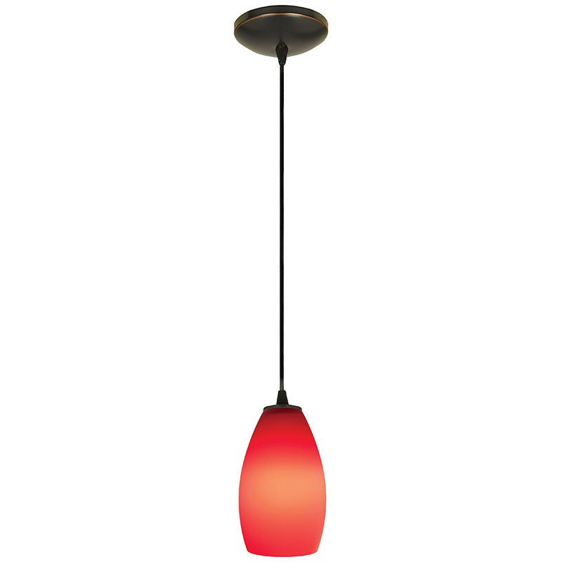 Access - 28012-1C-ORB/RED - One Light Pendant - Champagne - Oil Rubbed Bronze