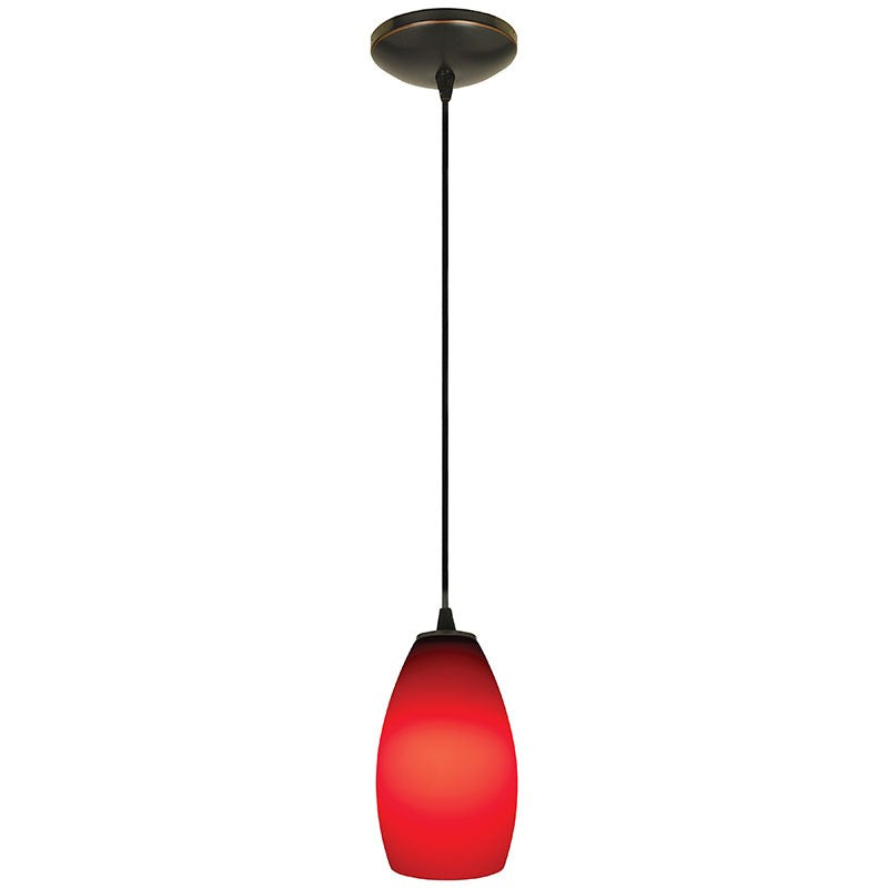 Access - 28012-1C-ORB/RED - One Light Pendant - Champagne - Oil Rubbed Bronze