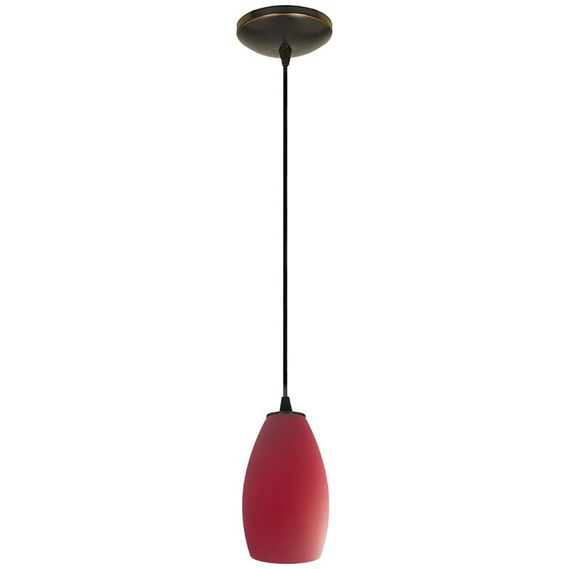 Access - 28012-1C-ORB/RED - One Light Pendant - Champagne - Oil Rubbed Bronze