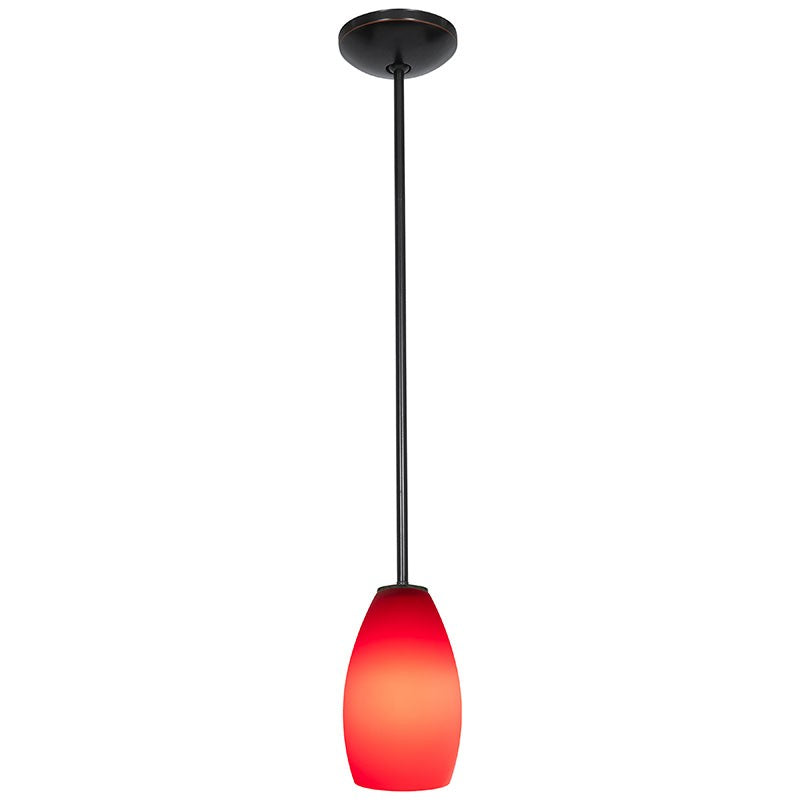 Access - 28012-1R-ORB/RED - One Light Pendant - Champagne - Oil Rubbed Bronze