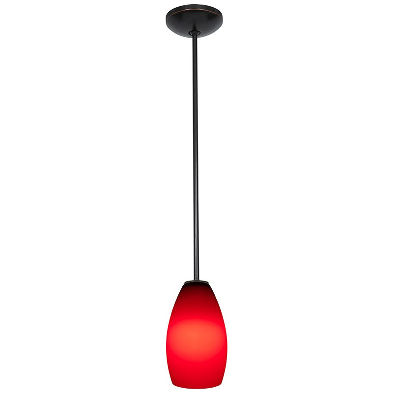 Access - 28012-1R-ORB/RED - One Light Pendant - Champagne - Oil Rubbed Bronze