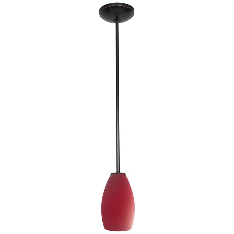 Access - 28012-1R-ORB/RED - One Light Pendant - Champagne - Oil Rubbed Bronze
