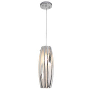 Varaluz - AC1070 - One Light Mini Pendant - Chroman Empire - Chrome