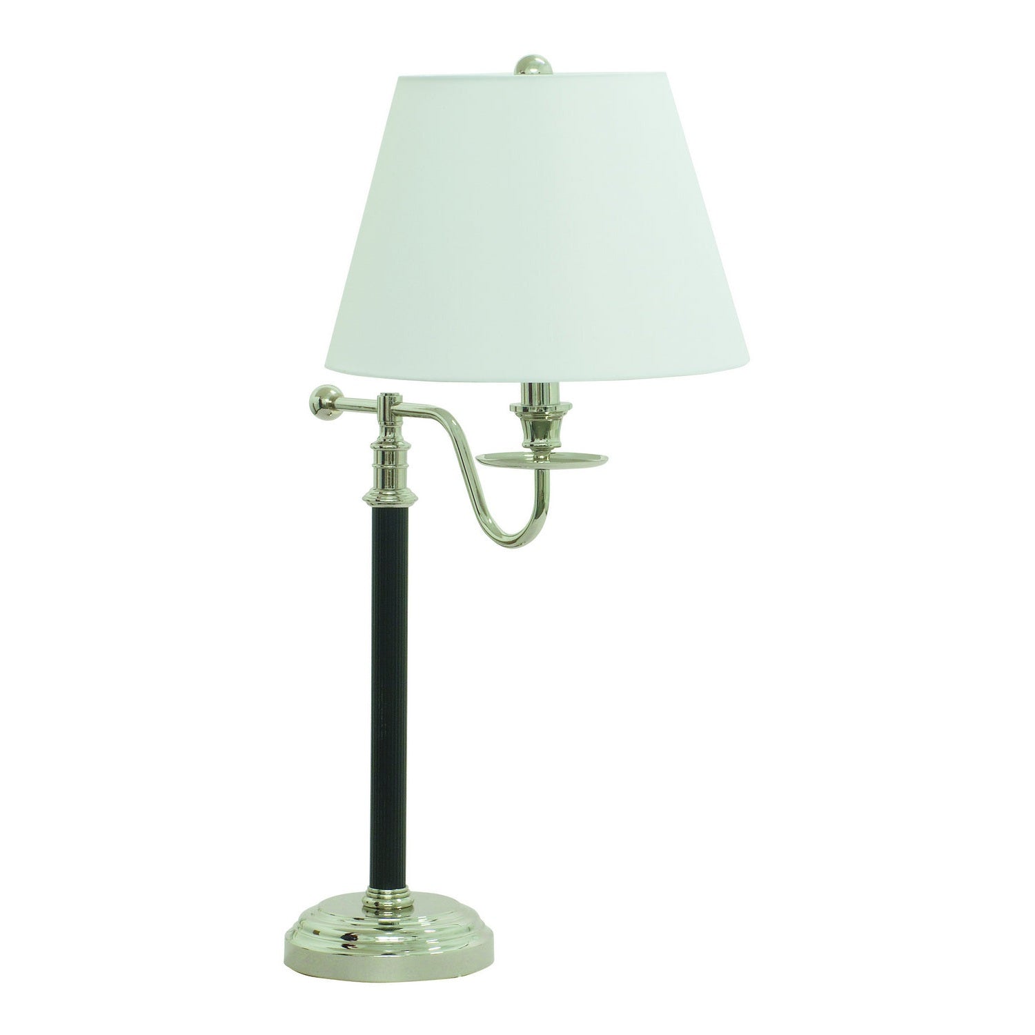 House of Troy - B551-BPN - One Light Table Lamp - Bennington - Black With Polished Nickel
