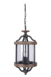 Craftmade - Z7921-TBWB - Two Light Outdoor Pendant - Ashwood - Textured Black/Whiskey Barrel