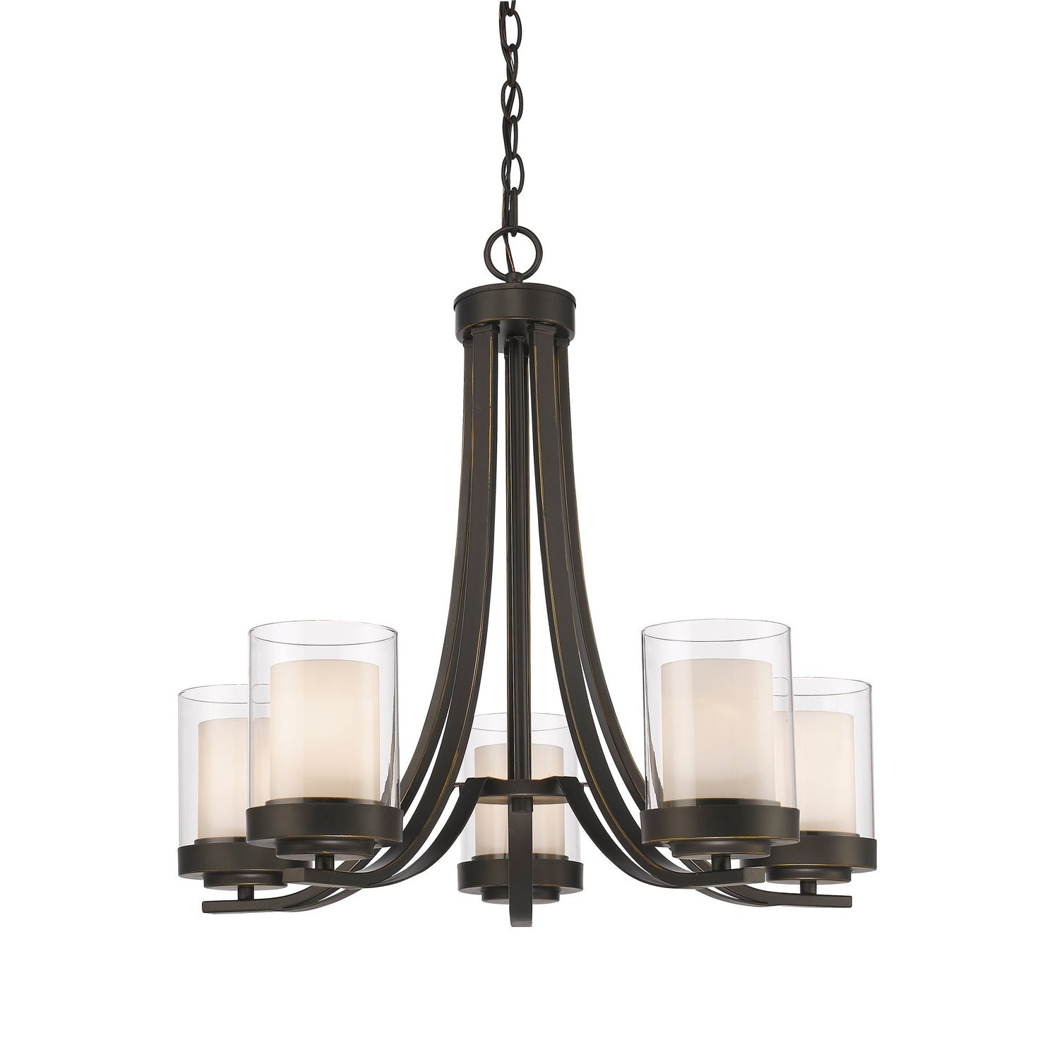 Z-Lite - 426-5-OB - Five Light Chandelier - Willow - Olde Bronze