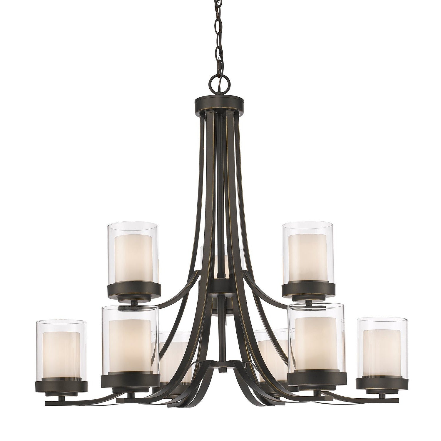 Z-Lite - 426-9-OB - Nine Light Chandelier - Willow - Olde Bronze